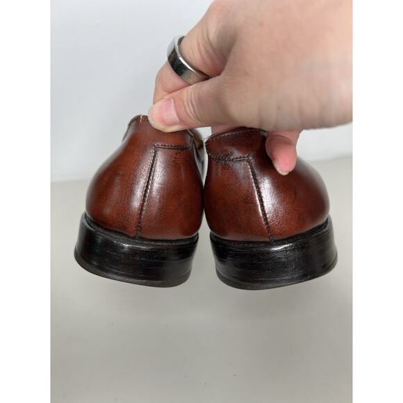 Allen Edmonds Leather Tassel Loafers Dress Shoes Mens 11.5 AA main image 9